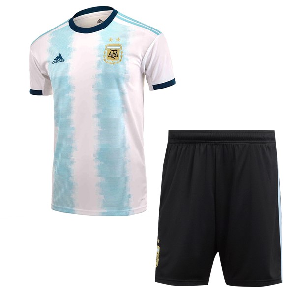 Maillot Football Argentine Domicile Enfant 2019 Bleu Blanc